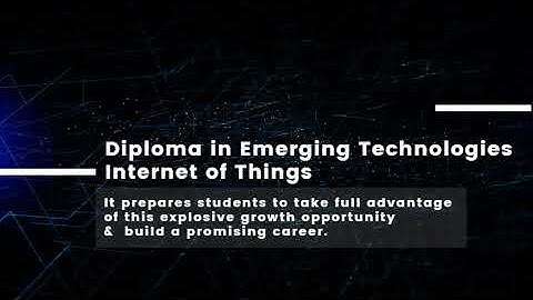 Diploma in Emerging Technologies Internet of Things | Polytechnics Mauritius