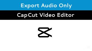 How to export audio only on capcut