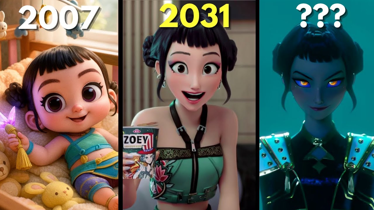 Evolution of Zoey   KPop Demon Hunters