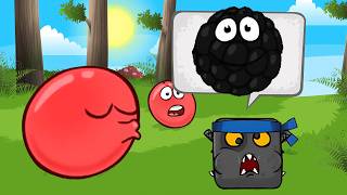 Red Ball 4 - Black Bilberry Ball vs Ninja Boss - Deep Forest - All Levels screenshot 5