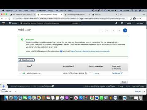 IAM : Create AWS User Account for Development Environment - Part 2