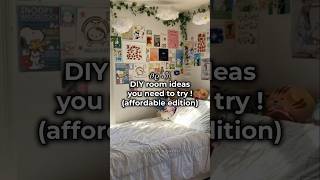 Diy room ideas you need to try!(affordable edition)☁️ #aesthetic #diy #roomdecor #shorts