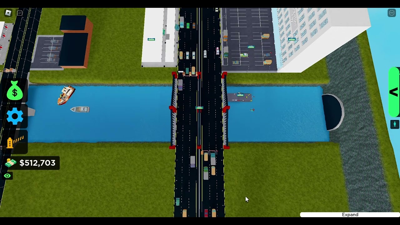 Time-lapse in Toll Bridge Sim