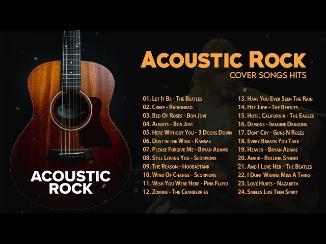 Acoustic Rock Hits Cover - Lagu Barat Akustik class=