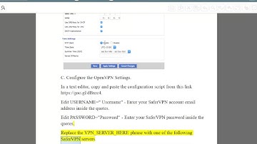 Set up SaferVPN OpenVPN on DD-WRT router