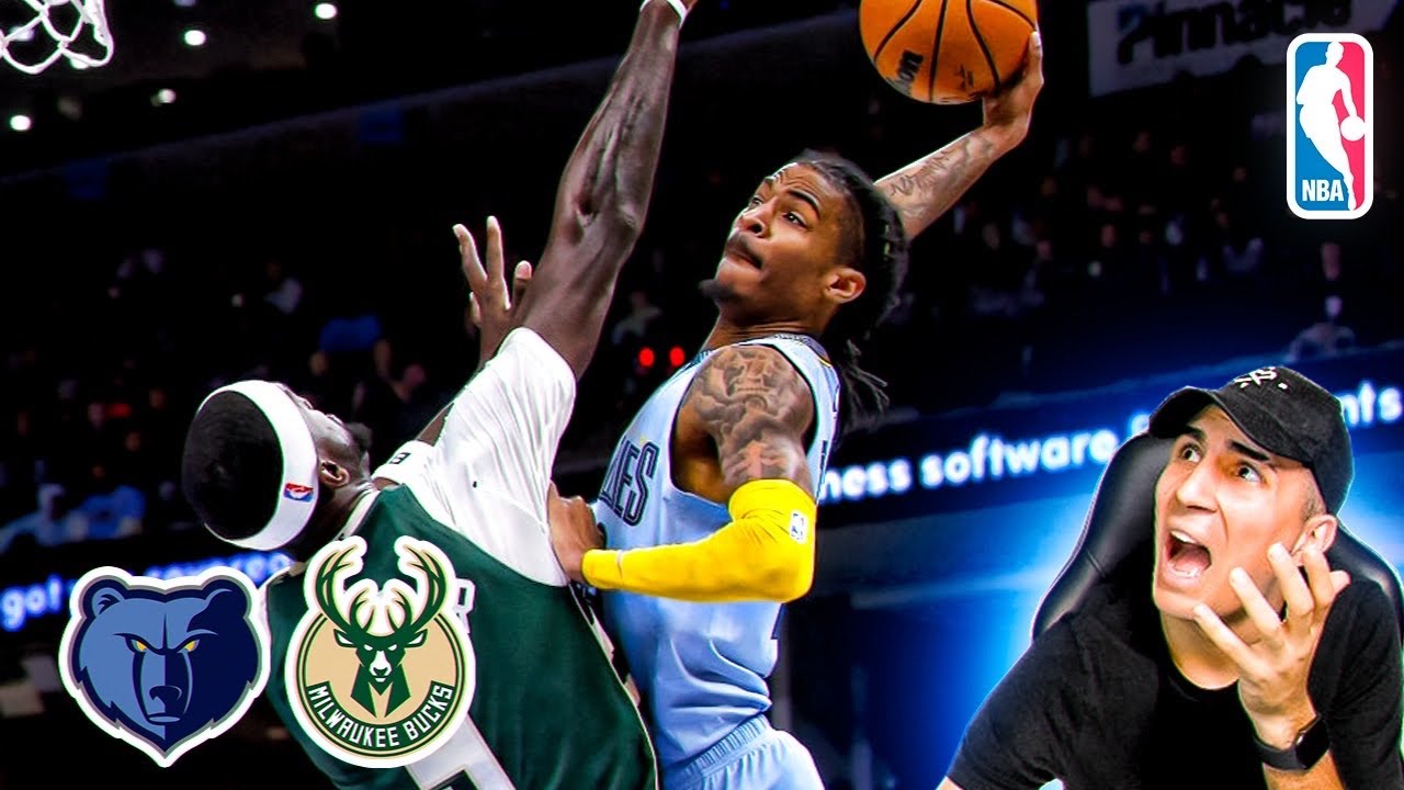 JA MORANT HUMILLA A GIANNIS😳 y los BUCKS con un TRIPLE DOBLE📈 GRIZZLIES vs BUCKS (16/12/22