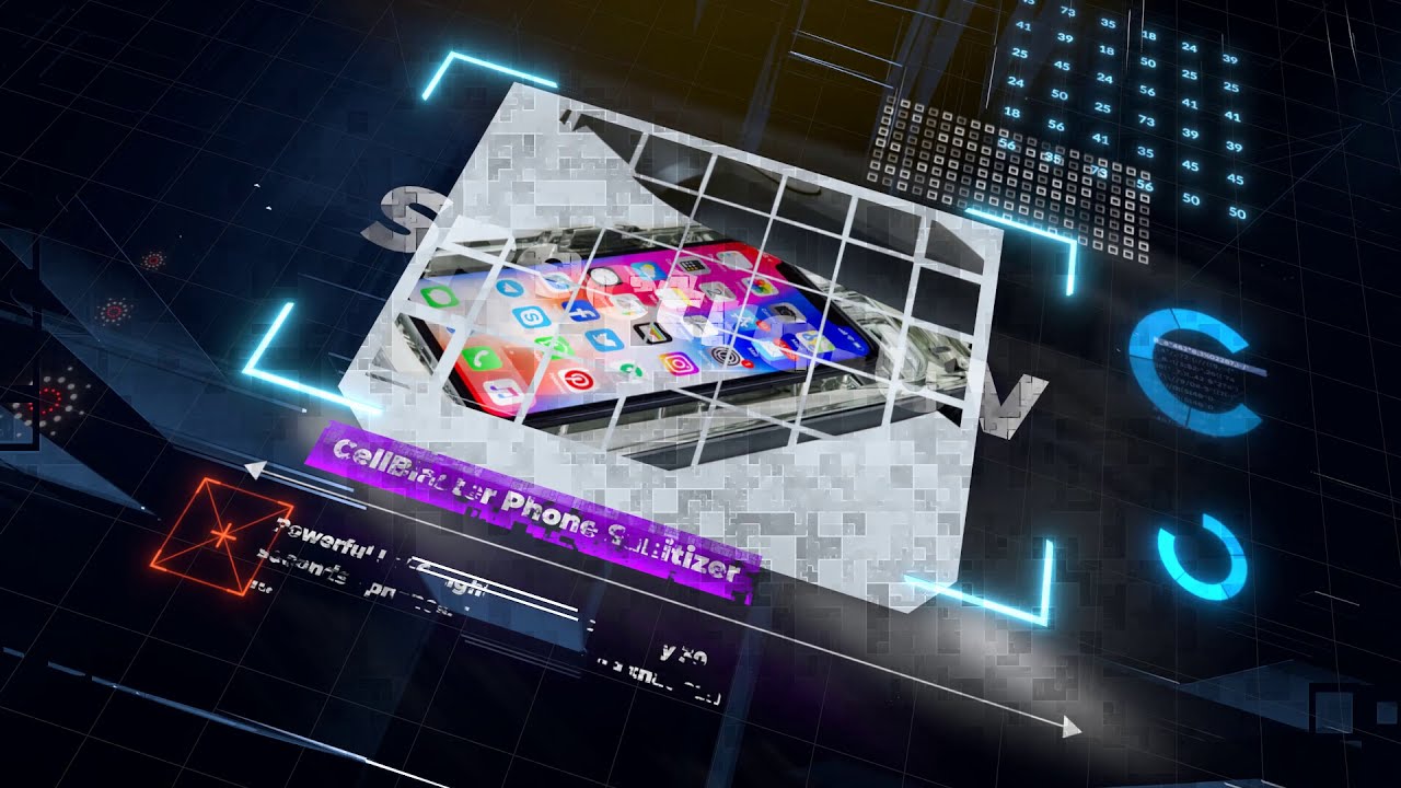 Spectro UV Cell Blaster Phone Sanitizer and DeGERM inator UV C Sanitizing Wand