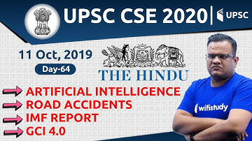 8:00 AM - UPSC CSE 2020 | The Hindu Editorial Analysis by Ashirwad Sir | 11 Oct 2019