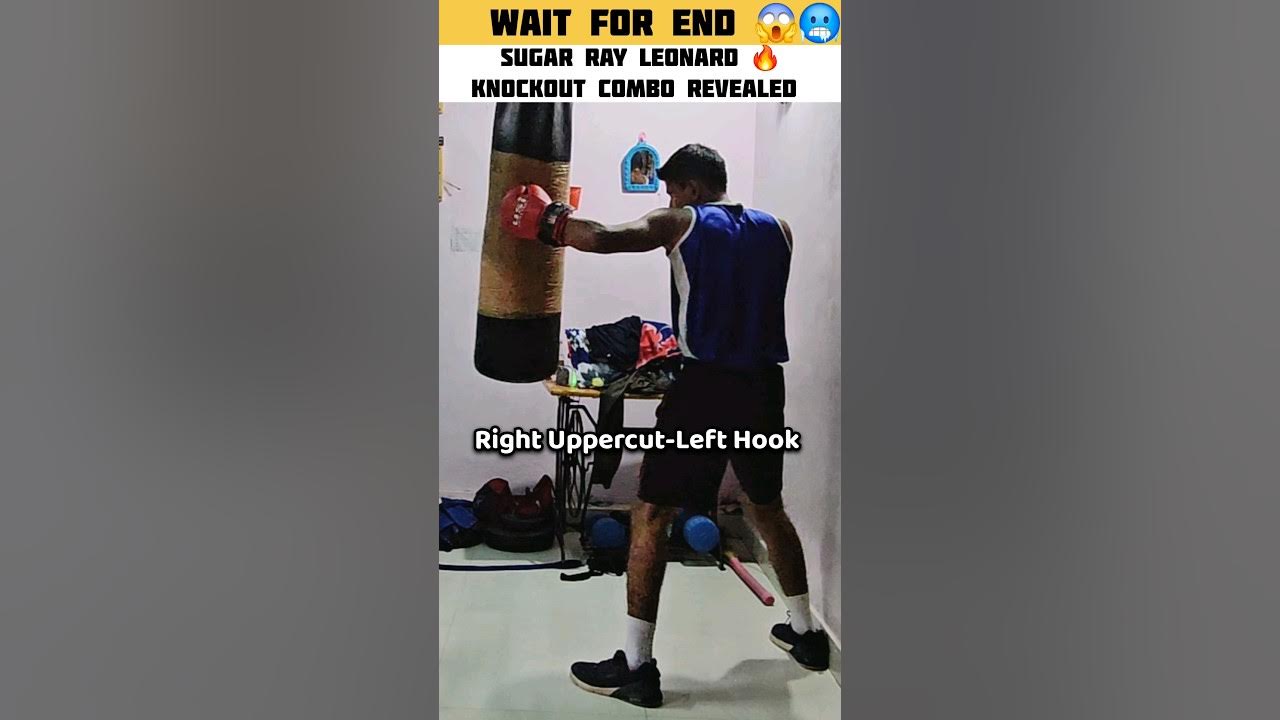 Sugar Ray Leonard Knockout Combo Revealed 🥶😱 boxing sugarrayleonard