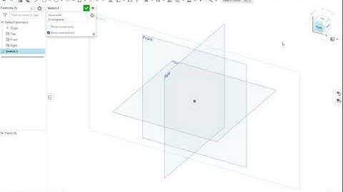 OnShape 1 - Basic Cube Demo, getting started