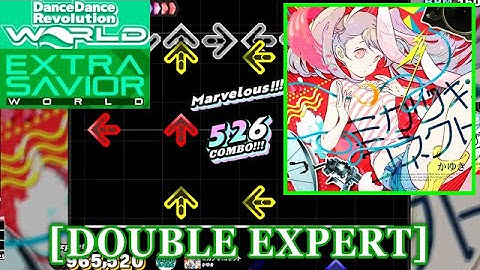 【DDR WORLD】 ミカヅキ:コネクト[Mikazuki Connect] / かゆき [DOUBLE EXPERT] 譜面確認 Play