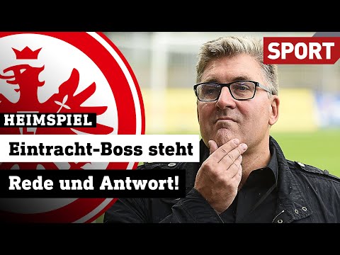 Axel Hellmann von Eintracht Frankfurt spricht Klartext! | Heimspiel 13.12.21  I sport