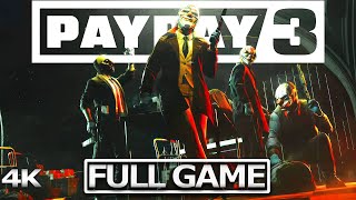 PAYDAY 3 Full Stealth Gameplay Walkthrough / No Commentary 【FULL GAME】4K 60FPS Ultra HD