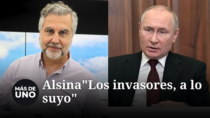 Alsina reflexiona en su monólogo sobre Netanyahu y Putin: "Los invasores, a lo suyo"