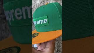 Supreme 2 Tone Box Logo New Era - Green #shorts