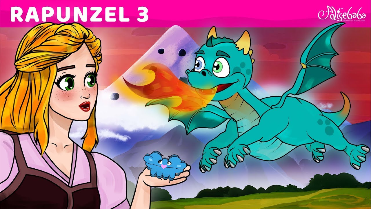 Rapunzel Series Episode 3 Baby Dragon Fairy Tales and Bedtime