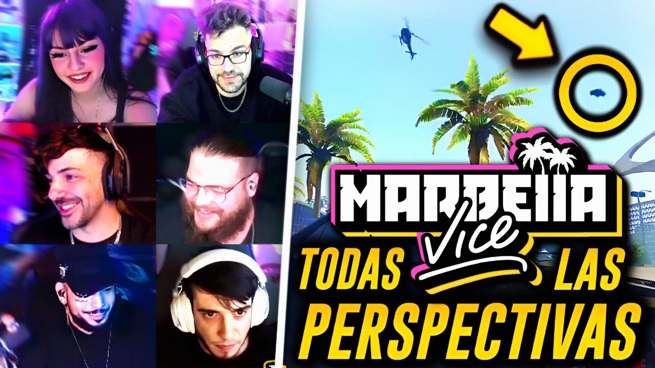 LOS ANIMAL CROSSING y la ÉPICA HUÍDA del ROBO al BANCO en MARBELLA VICE 2 (TODAS LAS PERSPECTIVAS)