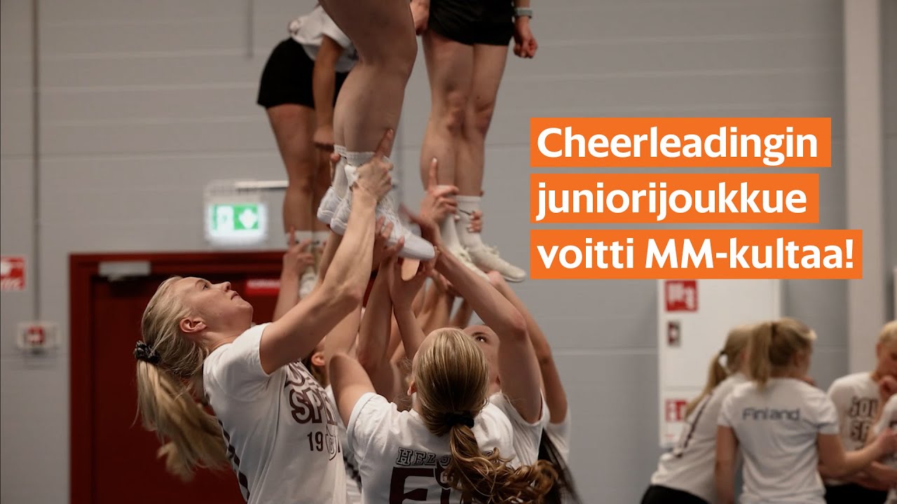 Cheerleadingin tyttöjen juniorijoukkue toi MM-kultaa Suomeen!