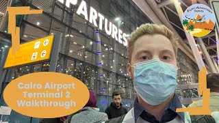 Cairo International Airport in Egypt Departure Terminal 2 Walkthrough