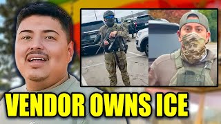 Fruit Seller OUTSMARTS ICE Agents on Camera