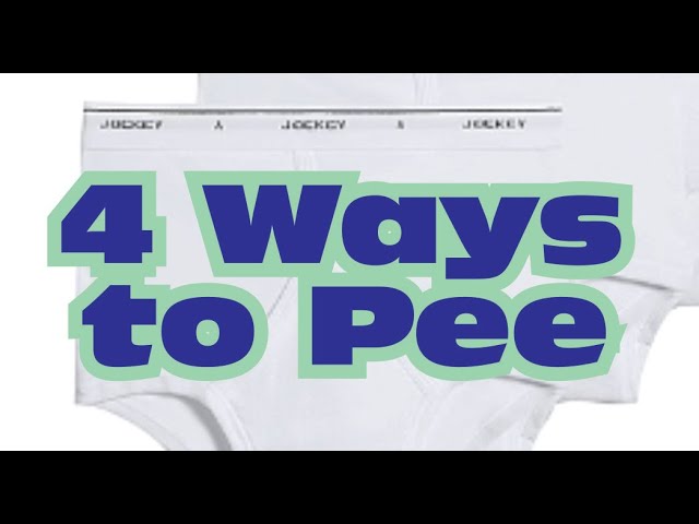 4 Ways to Pee Thru Jockey Underwear 