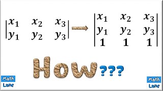 2 x 3 Determinant into 3 x 3 Determinant: Explanation