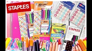 Back TO School Haul | Staples Deals