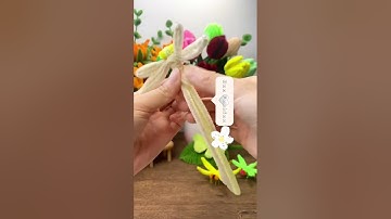 How to make pipe cleaner dragonfly