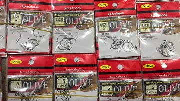 Lưỡi chuyên câu tôm càng xanh Olive KoreaHook | Giá 15k/bịch