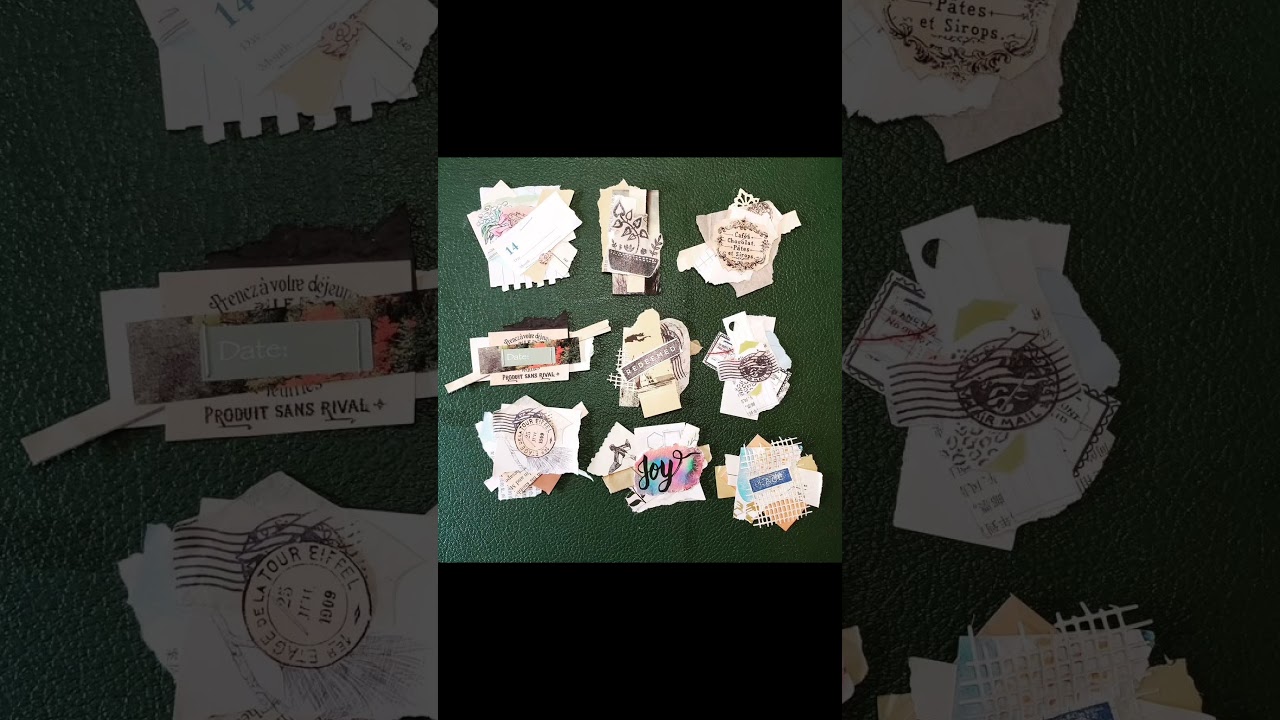 Junk Journal Clusters! Scrap busting 