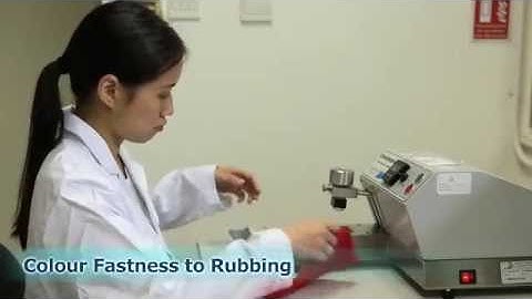 TÜV Rheinland Textile Color Fastness to Rubbing