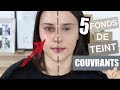 MES FONDS DE TEINT LES PLUS COUVRANTS