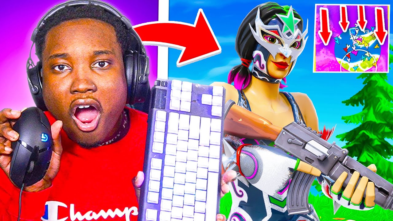 Destroying Kids In Late Game Arena With Mongraals Keyboard And Mouse