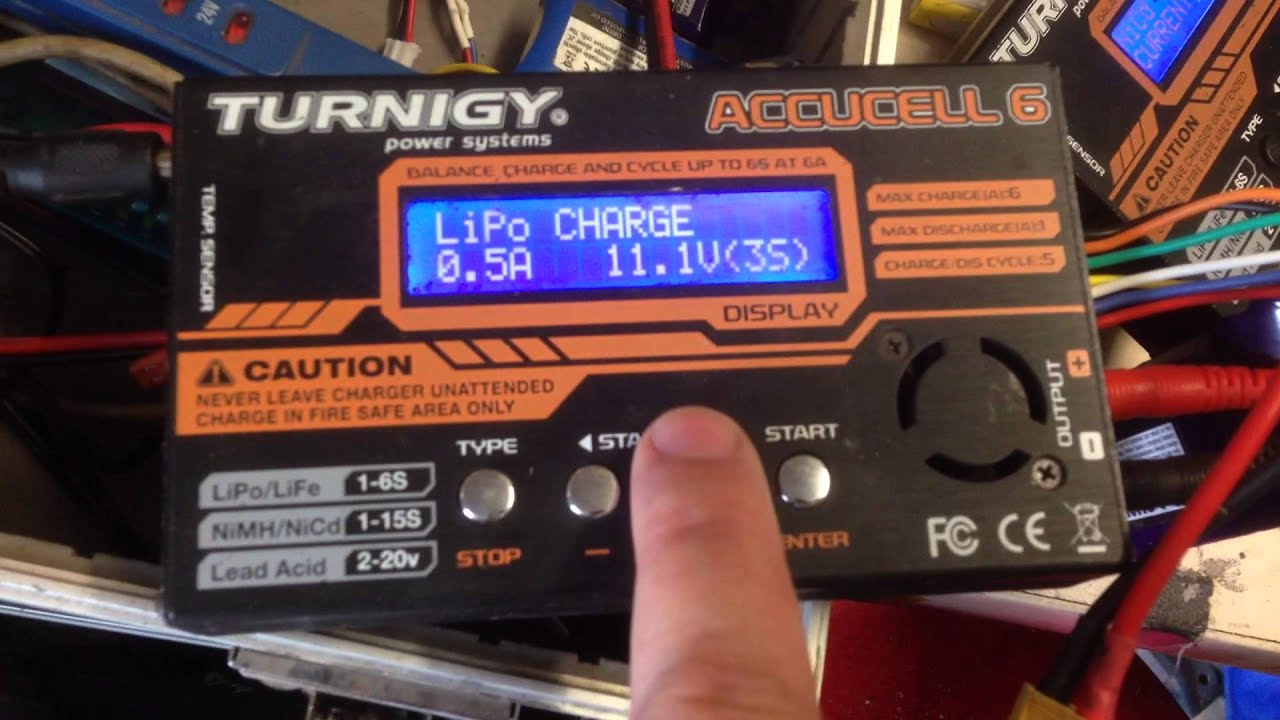 Balance charging a lipo on the accucel 6 YouTube