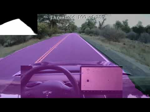 Yet another video about road detection using Keras and OpenCV