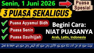 Niat Puasa Ayyamul Bidh Gabung Puasa Senin & Dzulhijjah #niatpuasaayyamulbidh