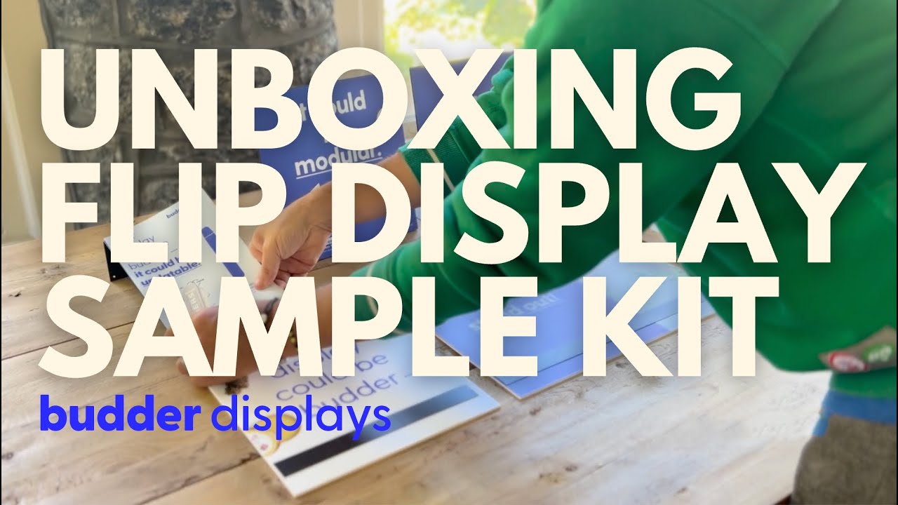 Flip Display Sample Kit unboxing video