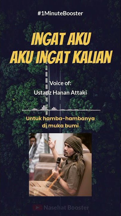 Ingat Aku Aku Ingat Kalian |Ustadz Hanan Attaki #shorts