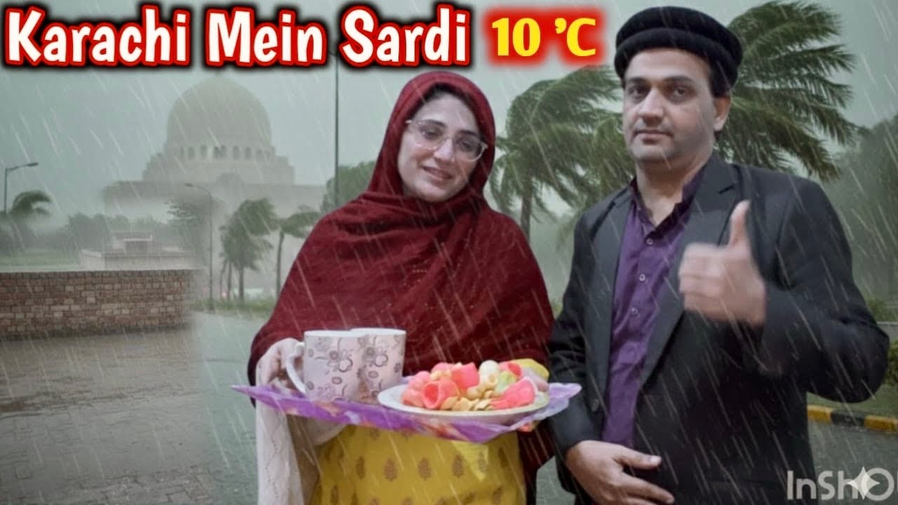 Karachi Mein Quetta Wali Sardi Ho Gaye 10 Ć | Winter Weather | Mishi Khan Family 