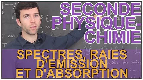 Quelle est la différence entre un spectre d'émission et un spectre d'absorption ?