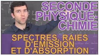 Spectres, raies d'émission et d'absorption - Physique-Chimie - Seconde - Les Bons Profs