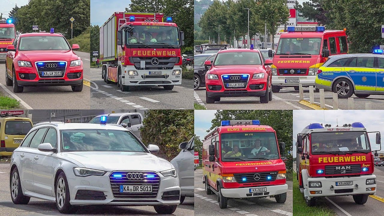 ++ EINSATZFAHRTEN zum tödlichen FLUGUNGLÜCK ++ FEUERWEHR & DRK & POLIZEI | WLF, ELW2, KdoW, uvm..