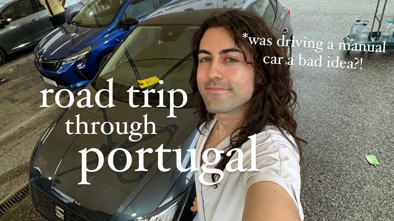 road trip through portugal (my first time driving a manual car!) - YouTube