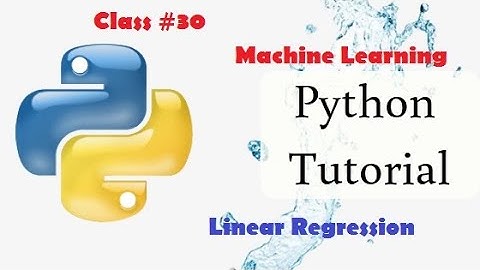 Machine Learning| Python| Tutorial#30 |Linear Regression| using |Google Colab |in Tamil