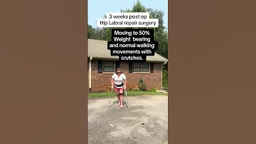 Hip labral tear surgery is a long recovery. #hippain #surgeryrecovery #orthopedics #motivational