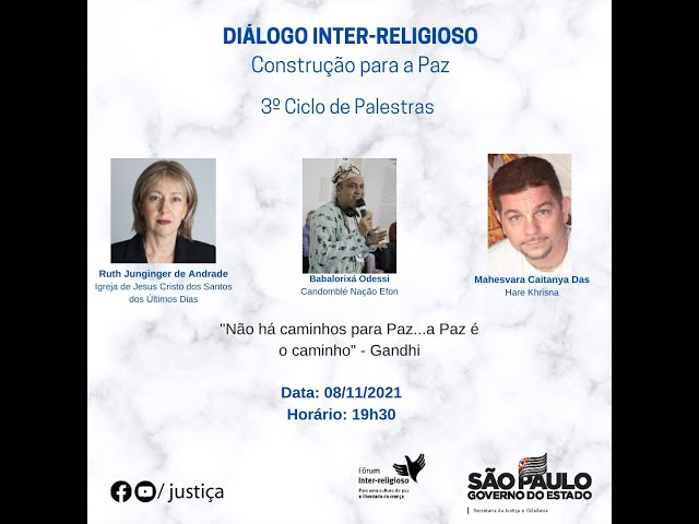 Dinâmicas urbanas e inter-religiosas e promoção da paz