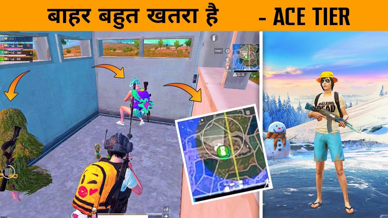 😱 Spending END circle in "SHACK" in Pubg mobile | Gamexpro