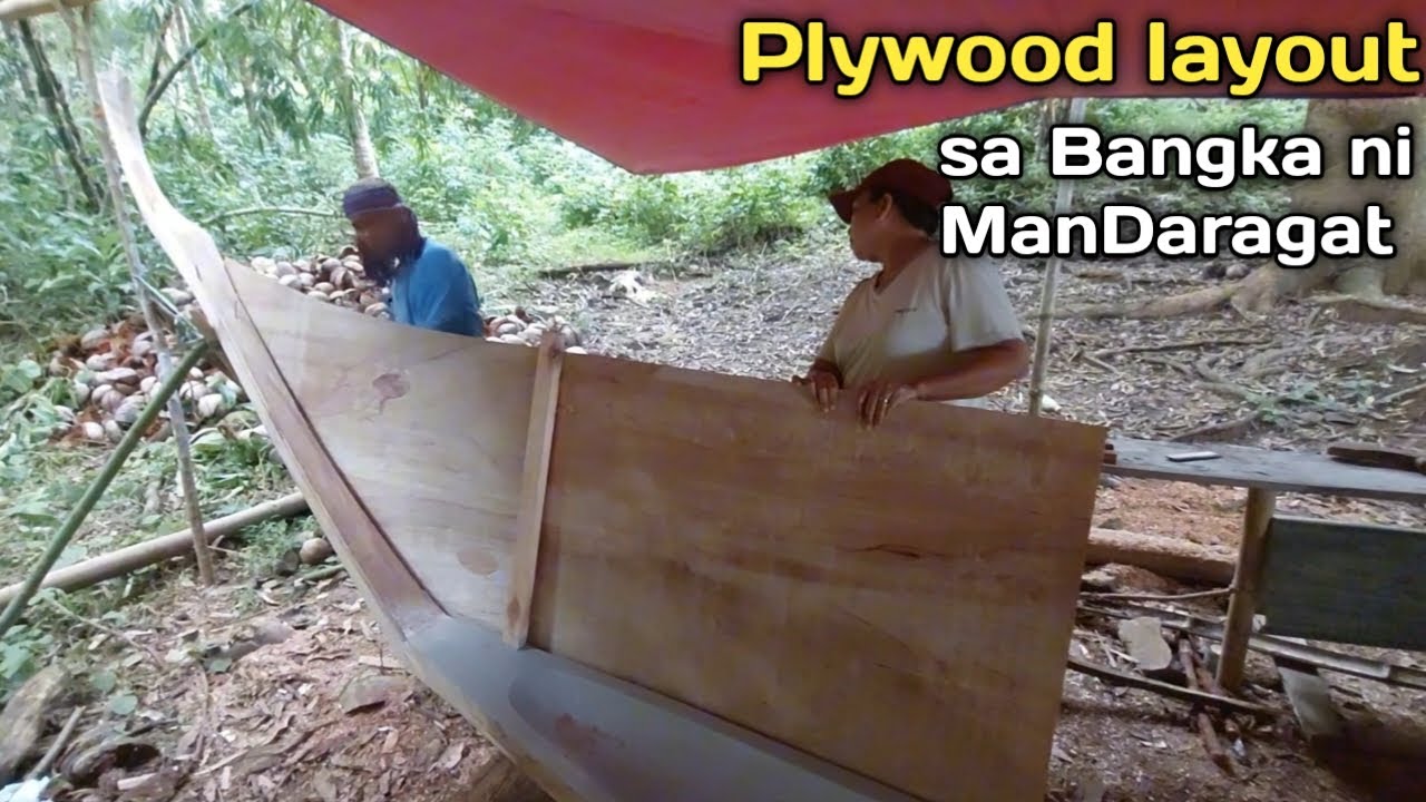 Pag layout ng plywood | update sa bangka ni ManDaragat | paano gumawa ...