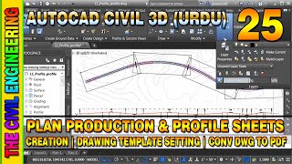 Celebrity Plan Production and Profile Sheets Creations in Civil 3D | Creating Drawing Template | Lesson 25 Net Worth