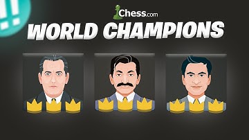 How Many World Champions Chess.com Bots Can I Beat?